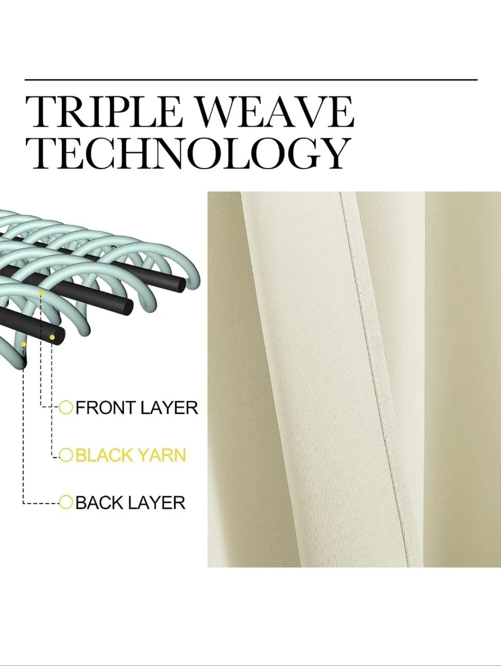 NICETOWN RV Blackout Curtains for Camper Windows, Beige, 29